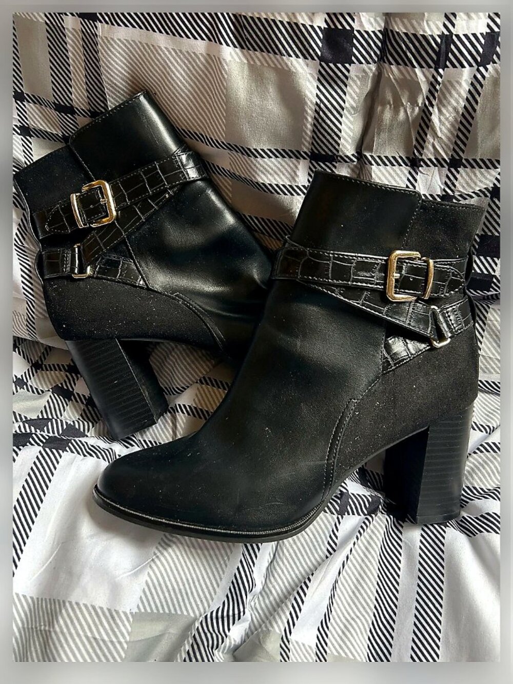 H&M Chunky Heeled Boots